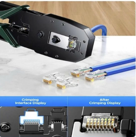 K&igrave;m bấm mạng đa năng 6P/8P Cat5, Cat6, Cat7, Cat8 Ugreen 15115/NW200 cao cấp